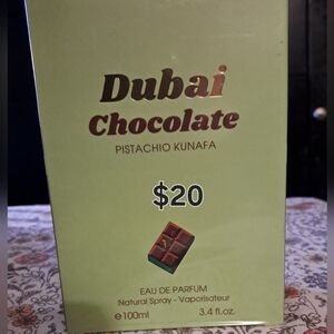 Dubai Chocolate Pistachio Kunafa Eau de Parfum - Green Packaging